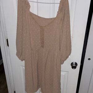 SHEIN Tan Women's Tunic Top